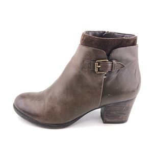 Franco Sarto Huntress Leather Ankle Booties 7.5M
